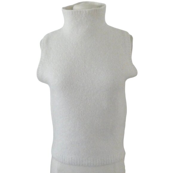 LISA YANG Thick Cashmere mock neck vest sweater sz 0 XS - Picture 1 of 9